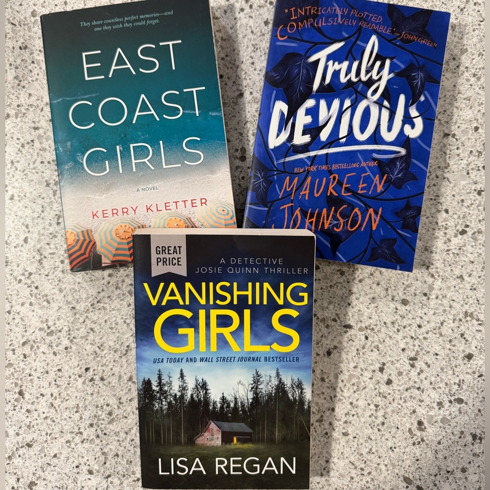 Trio of Mystery and Thriller Novels